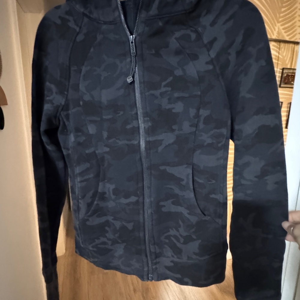 lululemon athletica Camo Hoodie - Black and Gray